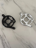 Surron Light Bee X (LBX) Metal Motor Cover | CNC Upgrade Replacement (Black & Chrome)