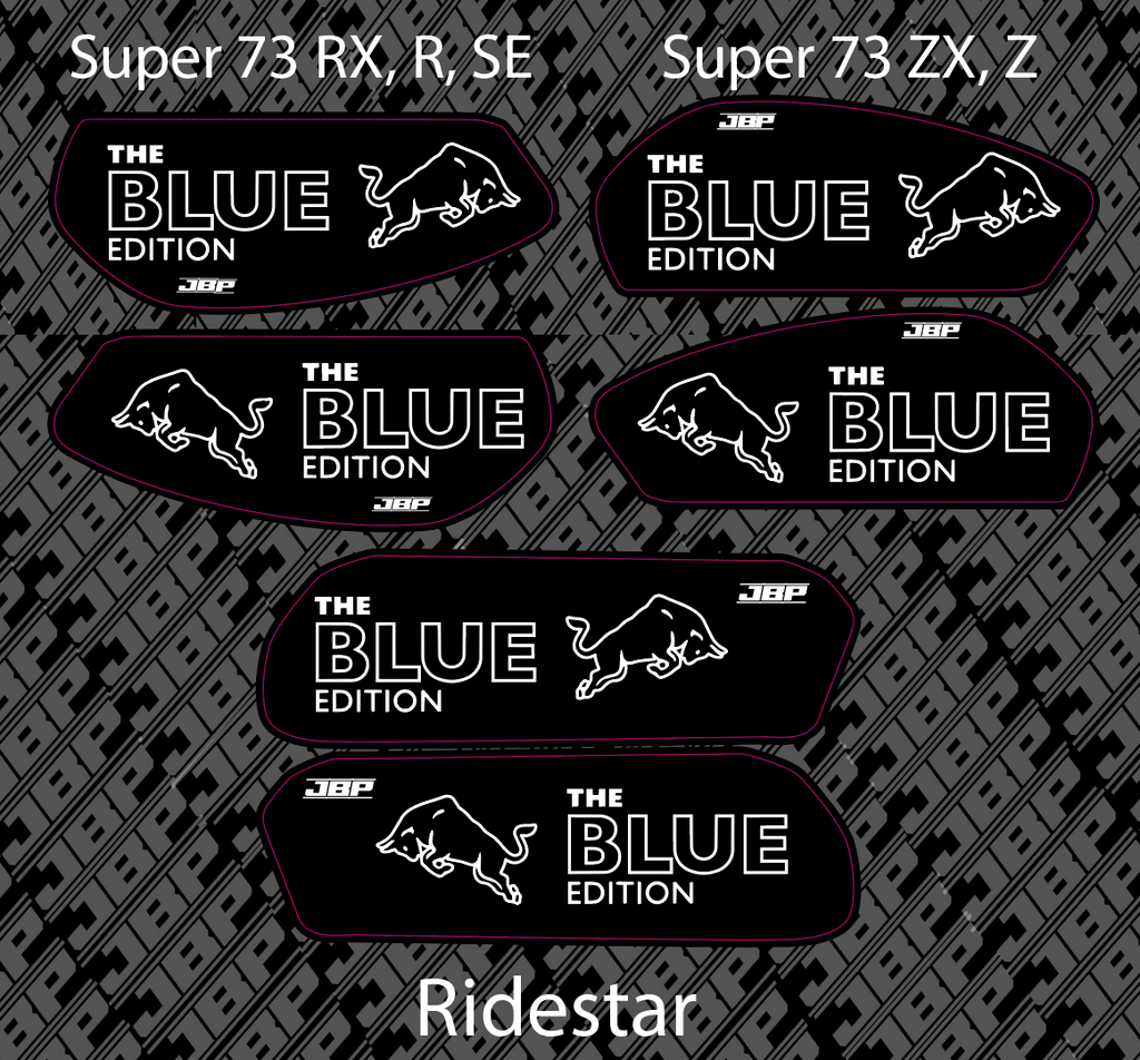 Ridestar/Super 73 Battery Decal